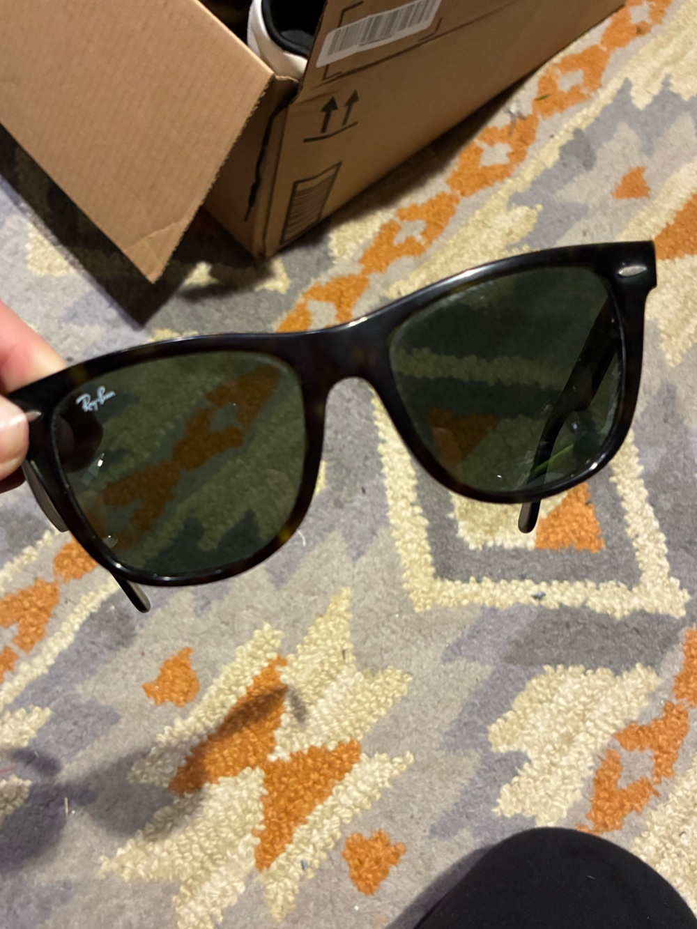 Ray-Ban wayfarer Black Frames sunglasses